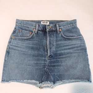 AGOLDE denim high waisted skirt NWOT